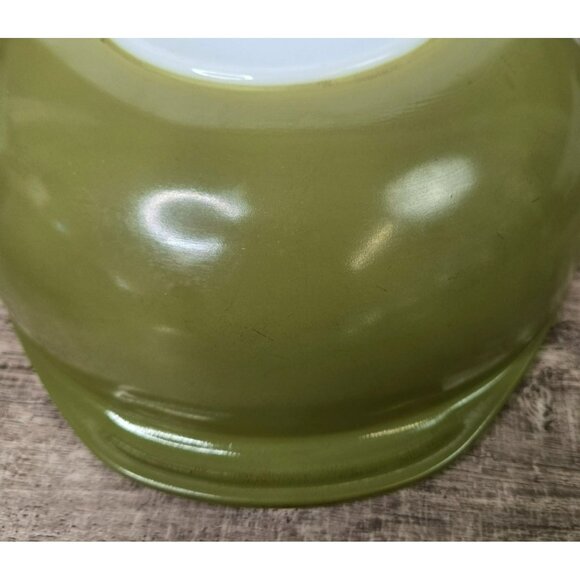 Vintage Pyrex Verde Avocado Green 2 Qt Round Casserole Baking Dish With Lid #024 - Picture 8 of 16